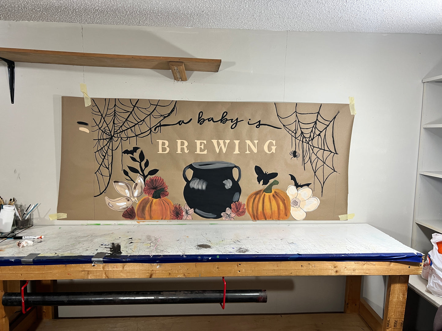 6 Foot Custom Hand Painted Banner