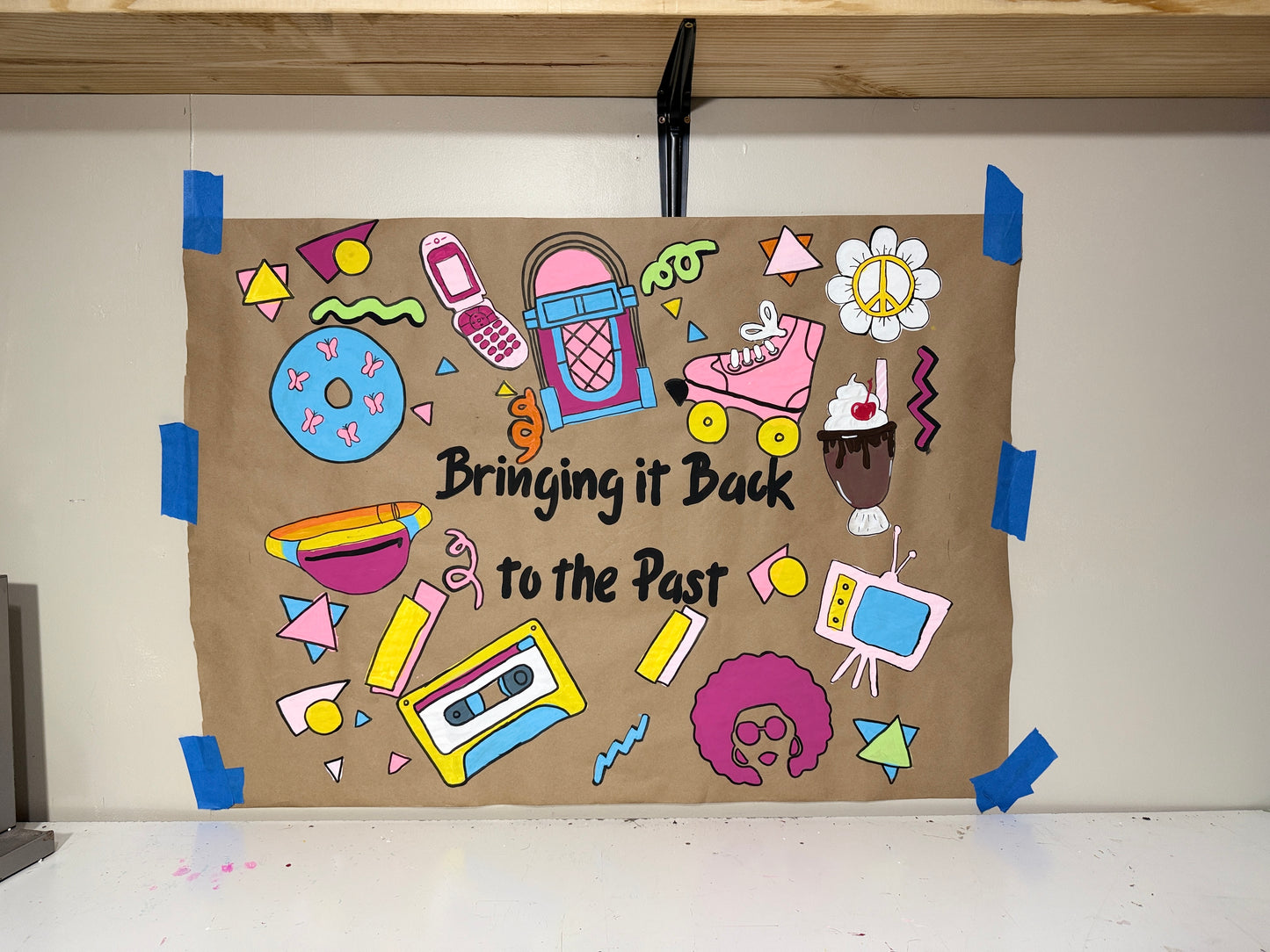 3 Foot Custom Hand Painted Banner