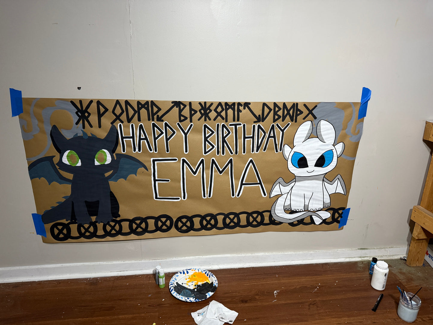 6 Foot Custom Hand Painted Banner