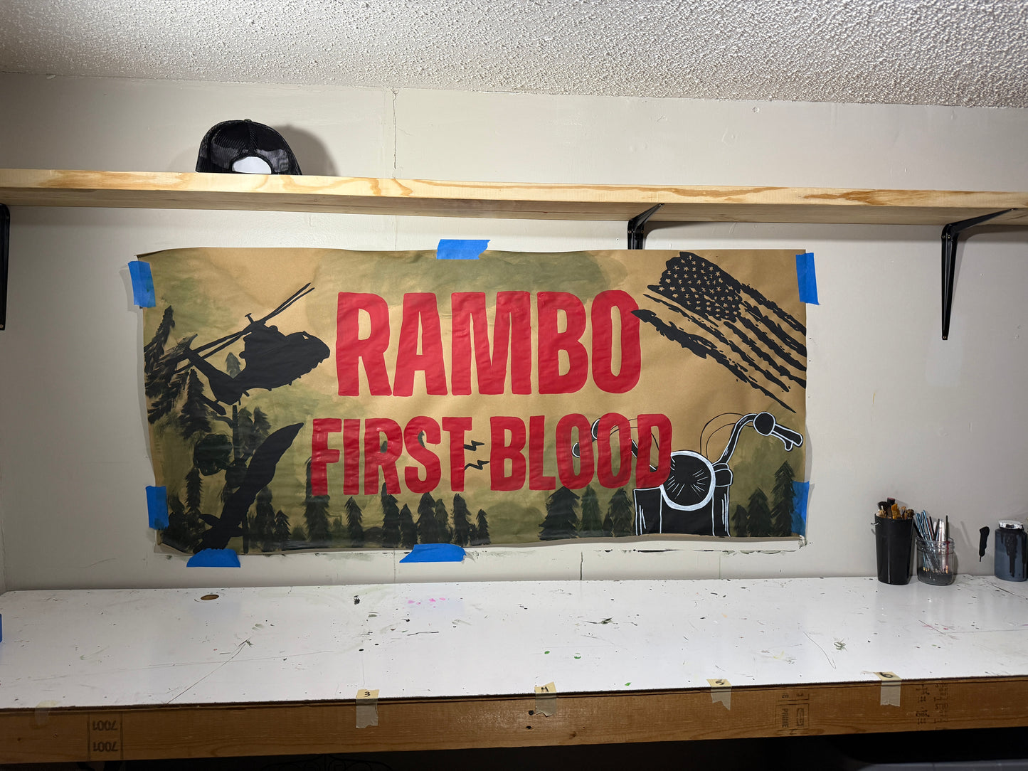6 Foot Custom Hand Painted Banner