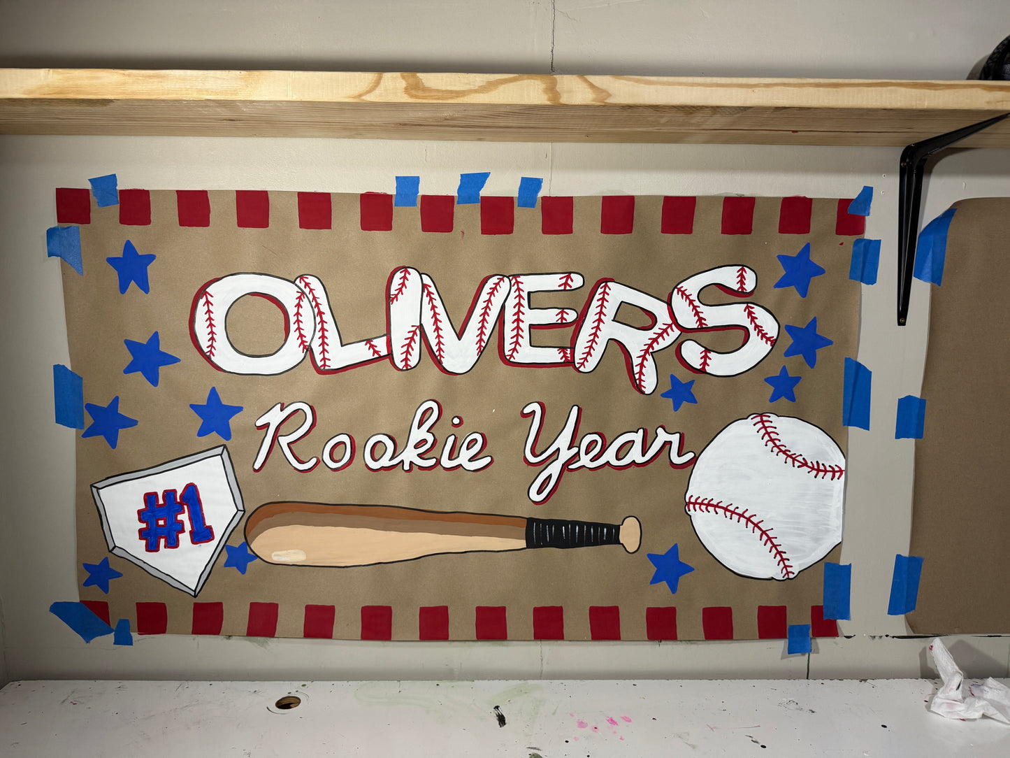 5 Foot Custom Hand Painted Banner