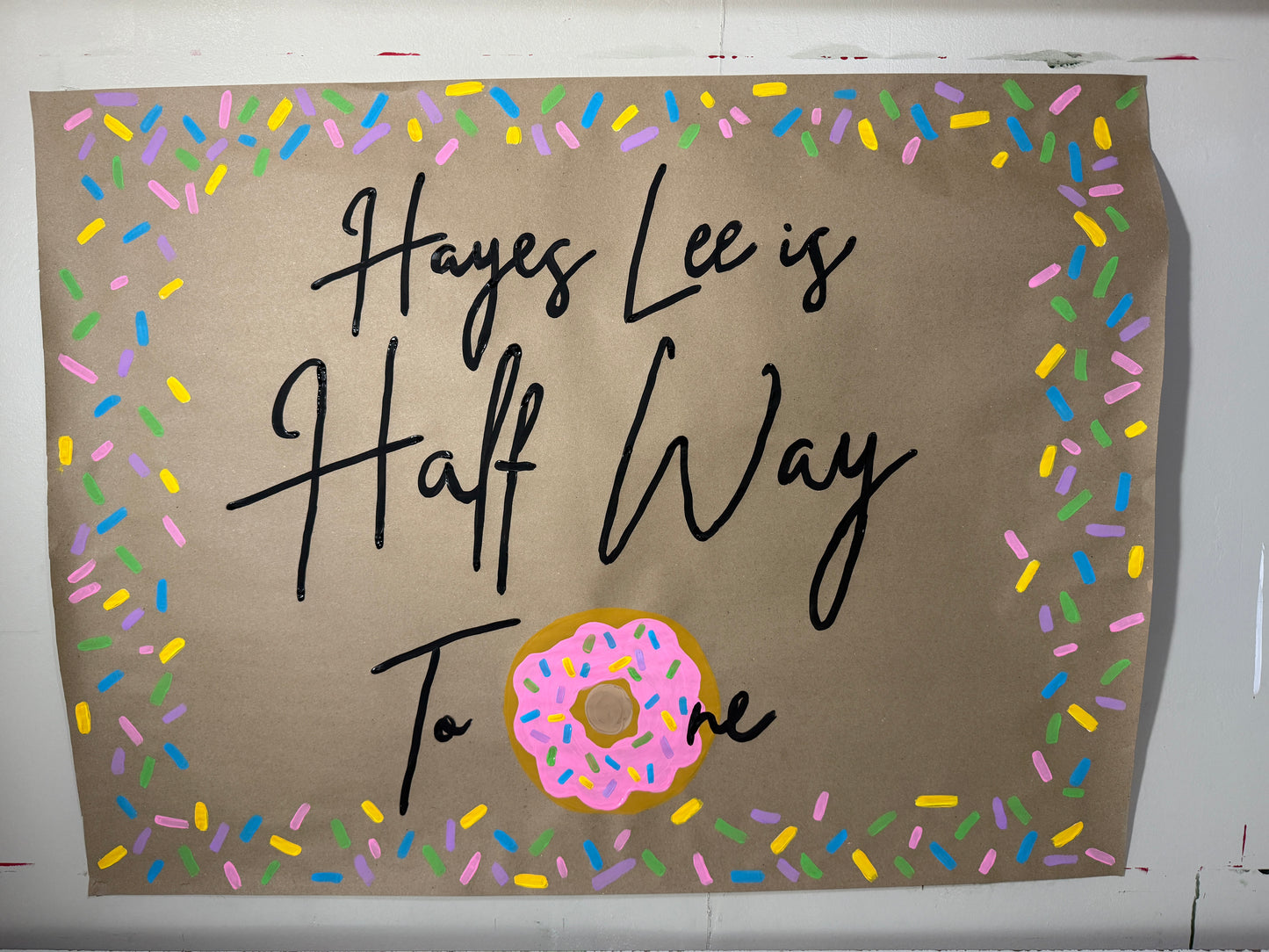 3 Foot Custom Hand Painted Banner
